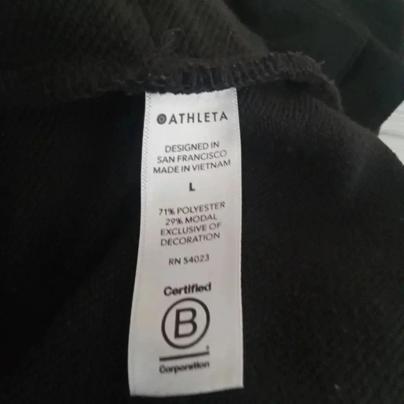 Athleta circa track sweatshirt dress 1/4 zip women's large - Picture 7 of 9